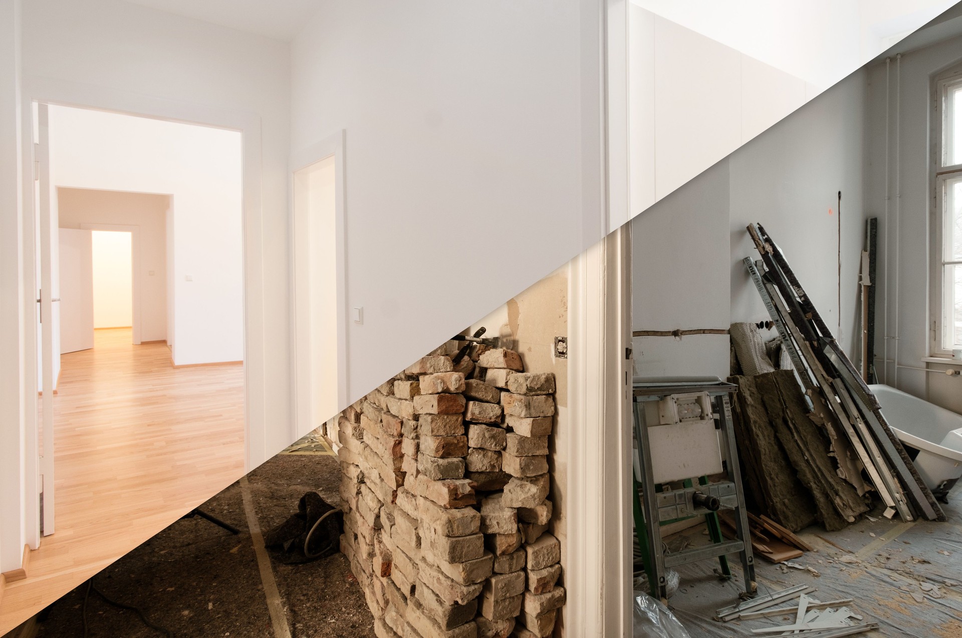 Reforma do apartamento, apartamento antes e depois da reforma